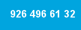 926 496 61 32 926 496 61 32